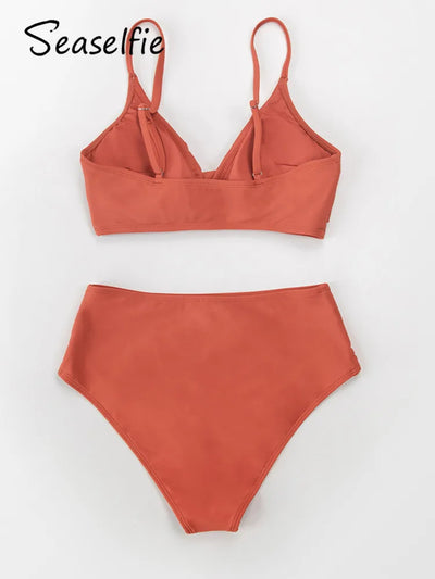 Twist Tank High-Waist Bikini Sets