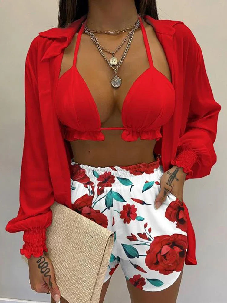 High Waist2 piece  Beachwear