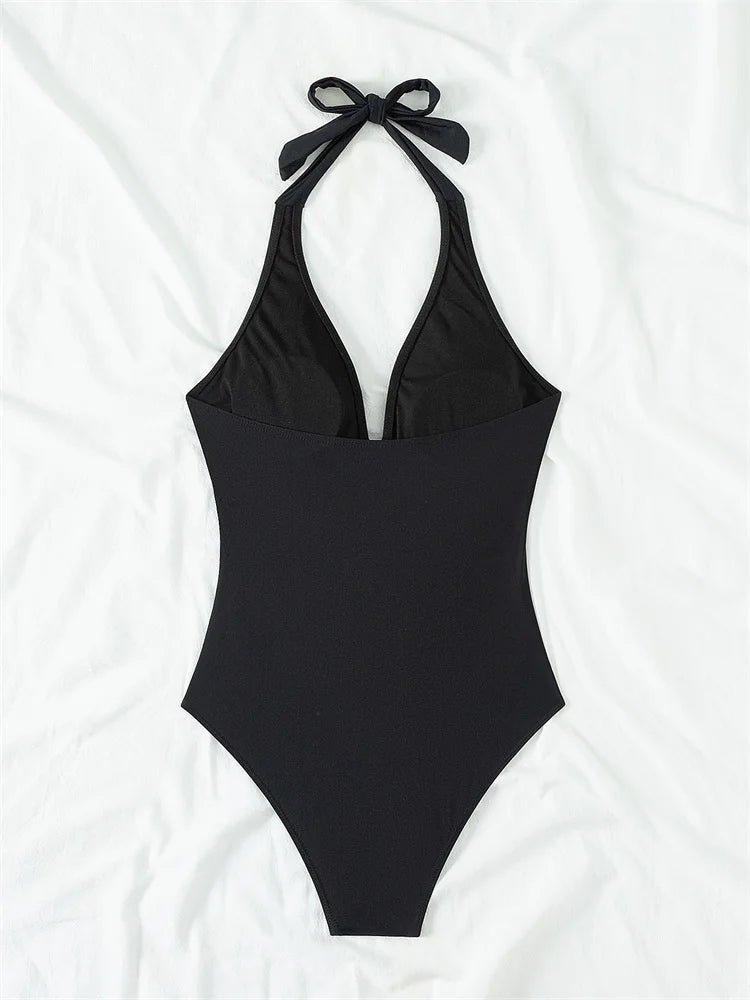 One Piece Backless Swimsuit