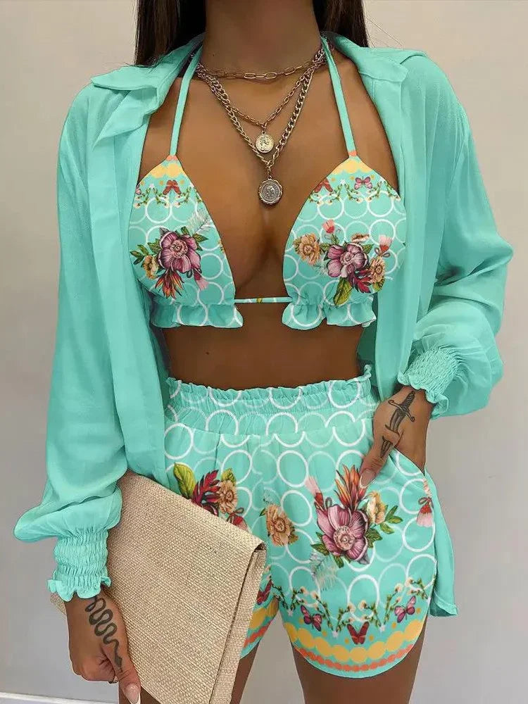 High Waist2 piece  Beachwear